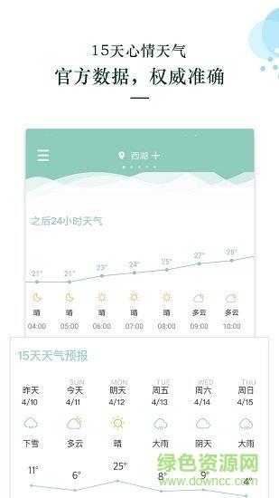 心晴天气  v1.1.0图1