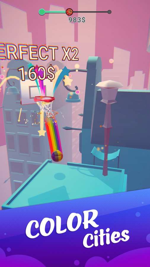 Color Dunk 3D(彩色灌篮3D)