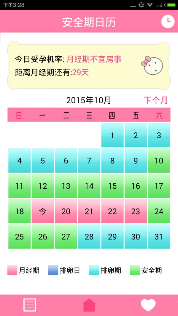 安全期日历  v1.5.0图2