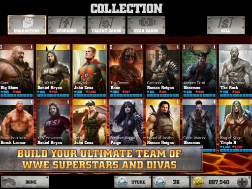 WWE不朽战神无限金币版  v1.3.1图3