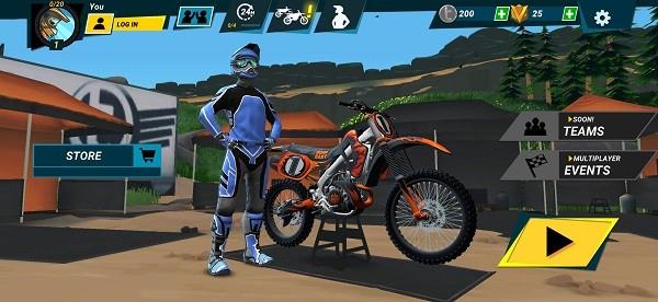 疯狂技能越野摩托车3  v1.0.1图1