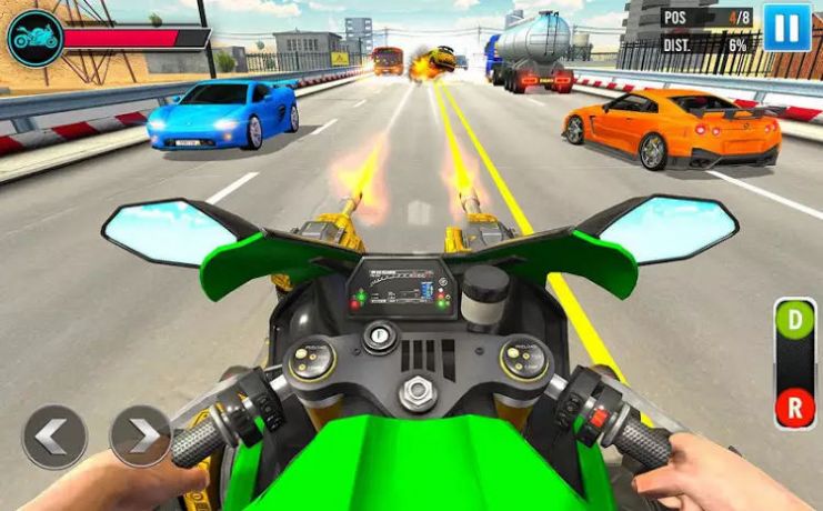 枪自行车赛车射击  v1.8图1