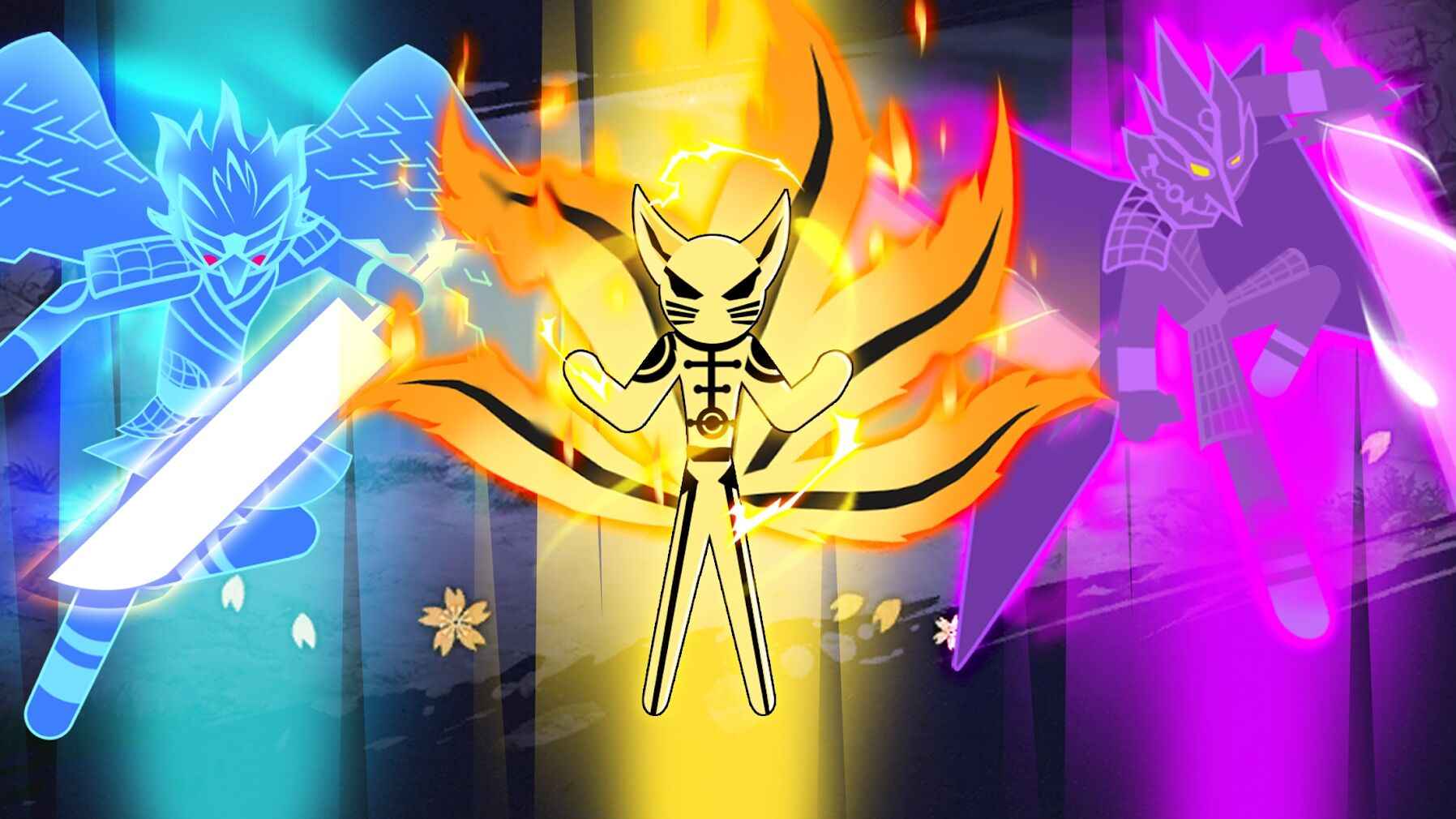 火柴人忍者大战  v1.3图1