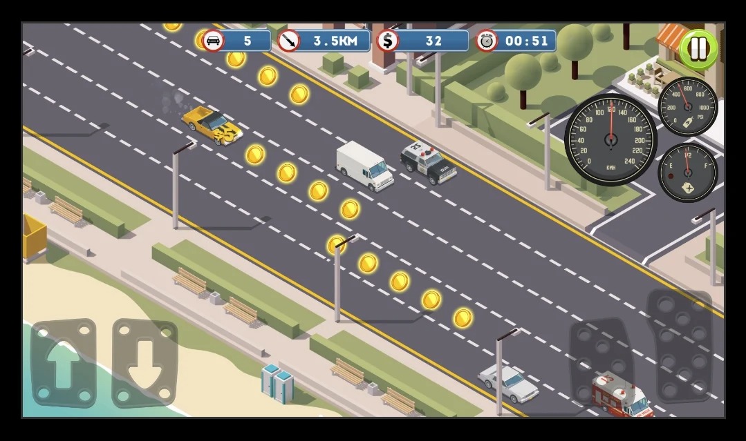 小黄汽车赛车  v1.0.0图1
