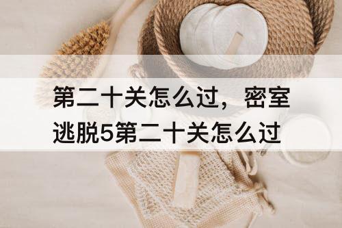 第二十关怎么过，密室逃脱5第二十关怎么过