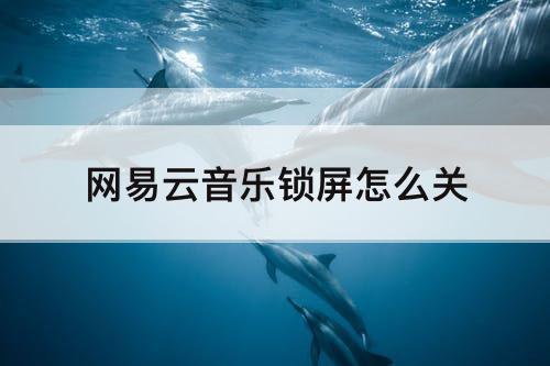 网易云音乐锁屏怎么关