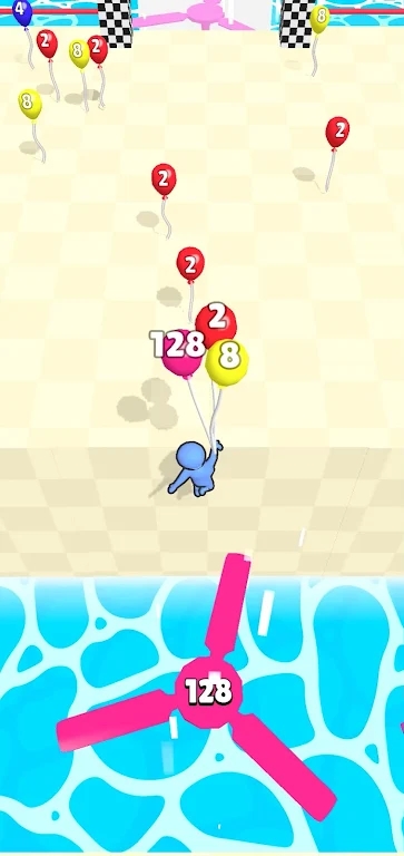 热气球赛2048  v1.0图1