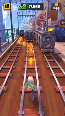 地铁跑酷滑板英雄中文版  v0.2.0图2