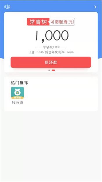 常青树借款2023