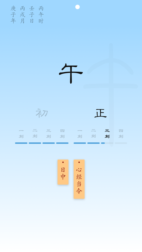 十二时辰对应的时间对照表  v1.0.0图1
