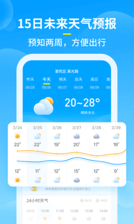 知音天气预报  v1.0.0图1