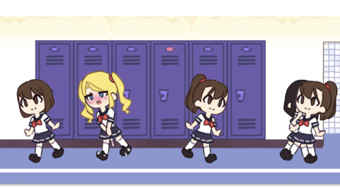 女子学校储物柜游戏
