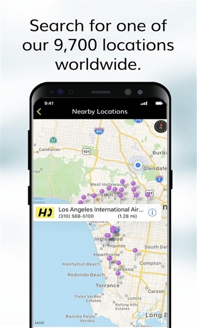 Hertz租车App不好用