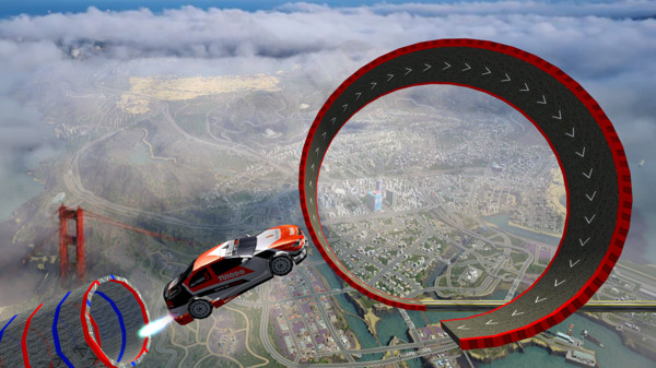 空中赛道汽车特技挑战赛手游  v0.5图3