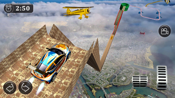 空中赛道汽车特技挑战赛手游  v0.5图2