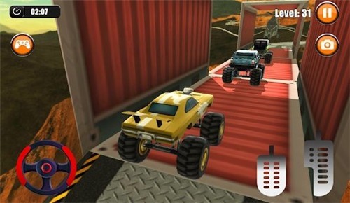 终极怪物卡车3d特技赛车手机版下载安装  v1.0图2