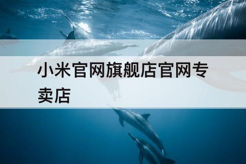 小米官网旗舰店官网专卖店