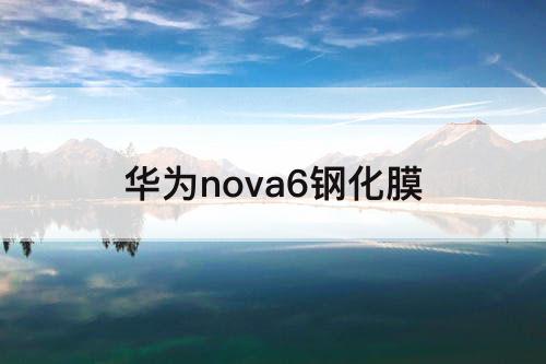 华为nova6钢化膜