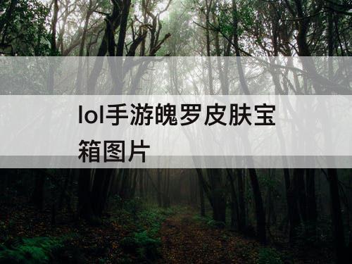lol手游魄罗皮肤宝箱图片