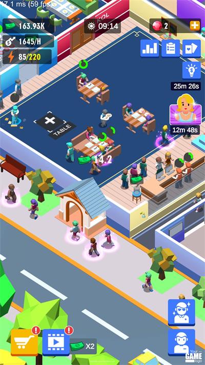 闲置餐厅破解版  v0.01图1