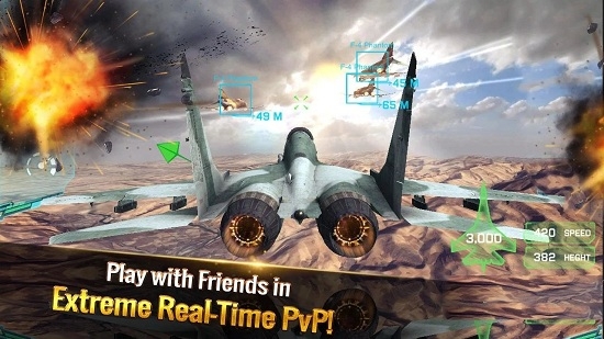 王牌战斗机空战中文破解版  v2.58图3